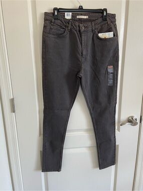 Levi's Vintage Wash 721 High Rise Slim Jeans Dark Washed Grey